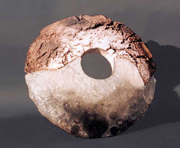 Point Primal - Pâte de cristal/raku de grès ø 42 cm